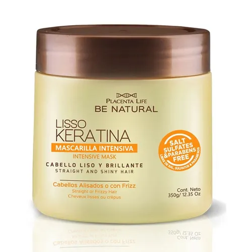 Mascarilla lisso keratina Placenta Life