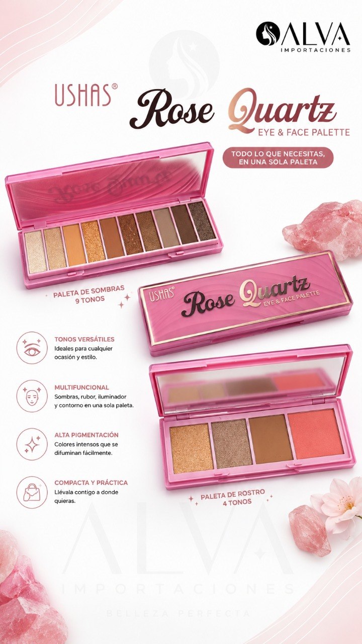 Paleta de sombras Duo Rose Quartz